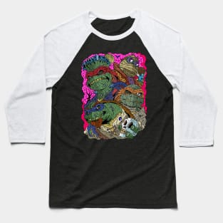 Monstrous Mutants Baseball T-Shirt